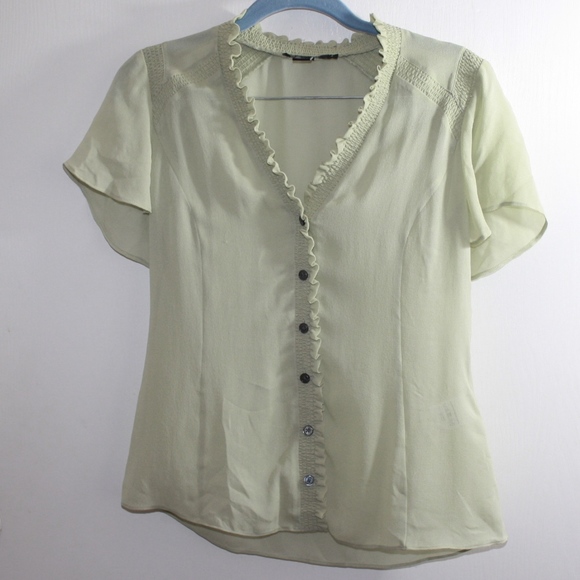 Dkny Tops - 100% Silk Button Down Blouse